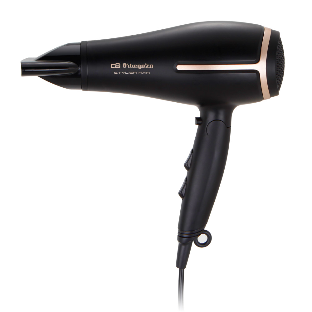 Sèche-linge pliable professionnel Orbegozo - Puissance et confort dans un design compact - 3 niveaux de température - 2 vitesses - Bouton air froid - Diffuseur et concentrateur