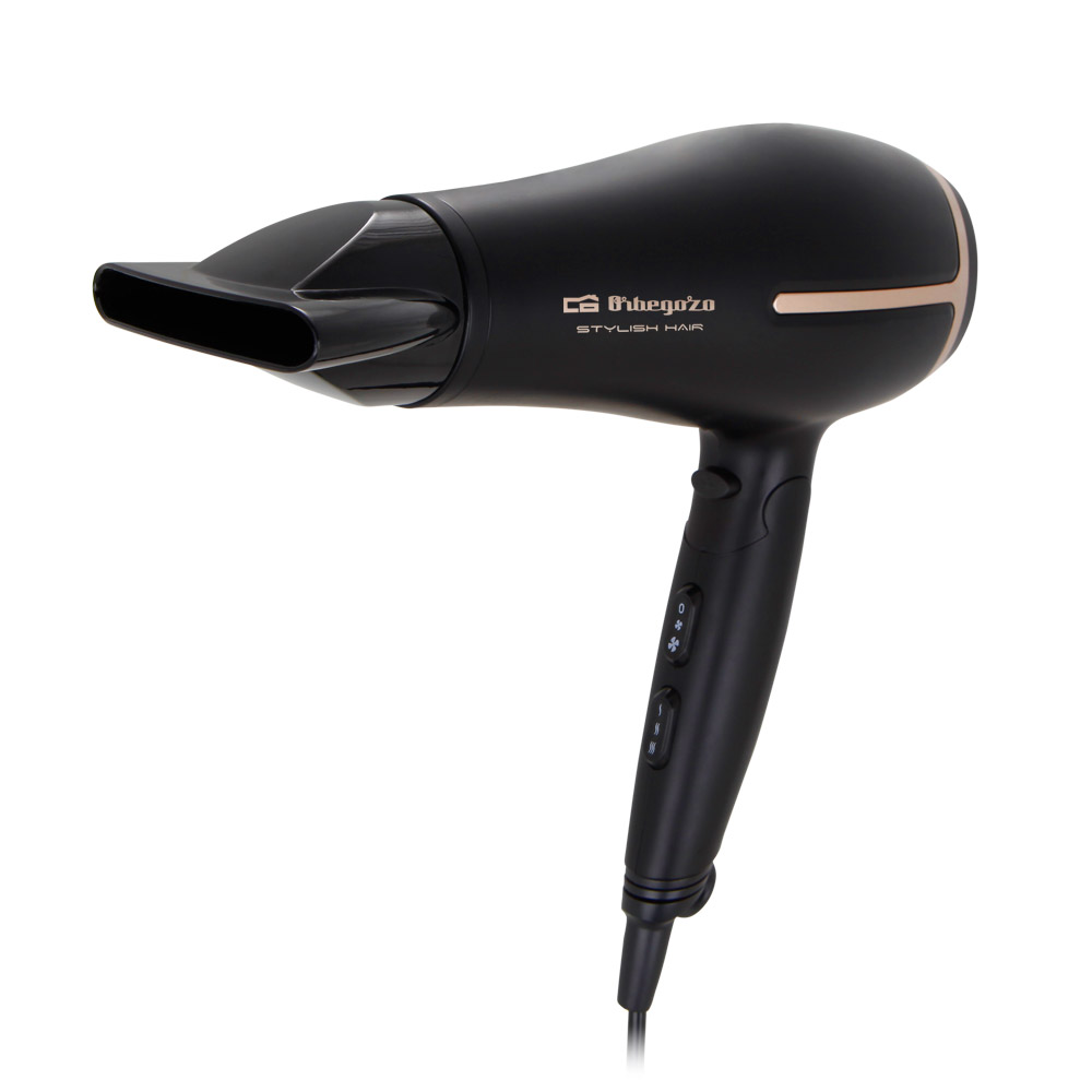 Sèche-linge pliable professionnel Orbegozo - Puissance et confort dans un design compact - 3 niveaux de température - 2 vitesses - Bouton air froid - Diffuseur et concentrateur