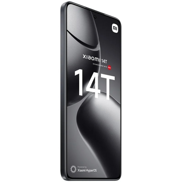Smartphone Xiaomi 14T 5G, écran AMOLED 6,67 pouces, 12 Go, 25 Go, appareil photo principal 50 MP, objectif Leica, batterie 5 000 mAh, HyperCharge 67 W, noir