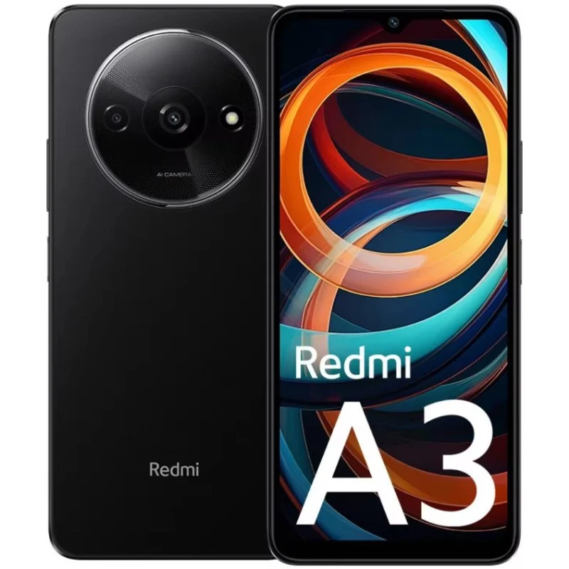 Smartphone Xiaomi Redmi A3 6,52" - 3 Go - 64 Go - Appareil photo principal 8MP - Batterie 5000mAh