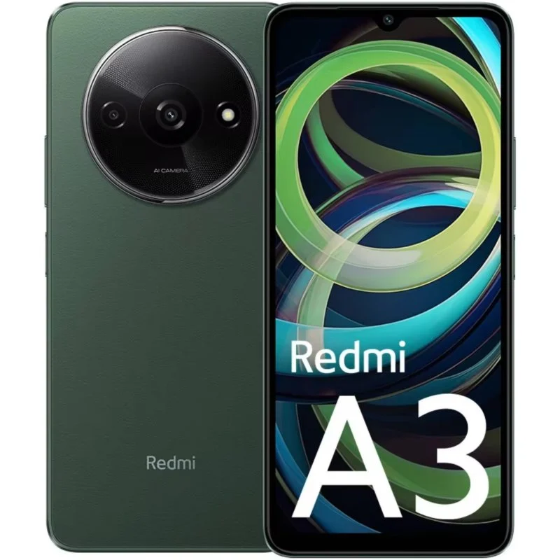 Smartphone Xiaomi Redmi A3 6,52" - 4 Go - 128 Go - Appareil photo principal 8MP - Batterie 5000mAh