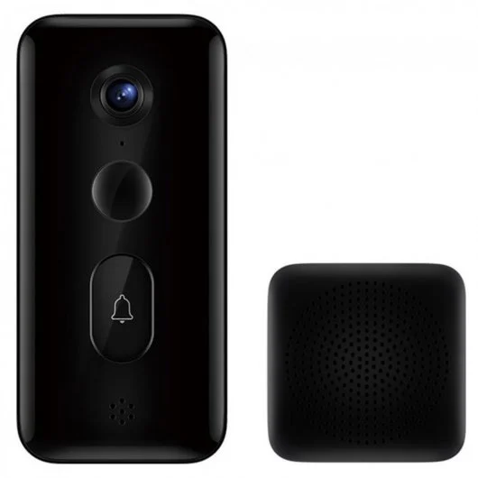 Sonnette intelligente Xiaomi Smart Doorbell 3 avec caméra WiFi 2K - Lumière infrarouge - Détecteur de mouvement - Communication audio bidirectionnelle