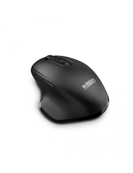 Souris Bluetooth Onlee Urban Factory 2,4 GHz - 800-1600 dpi - Batterie rechargeable 300 mAh - 6 boutons - Pour droitier - Noir