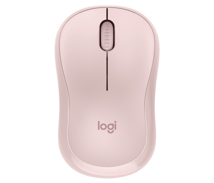 Souris Bluetooth silencieuse Logitech M240 - 3 boutons - Ambidextre - Rose