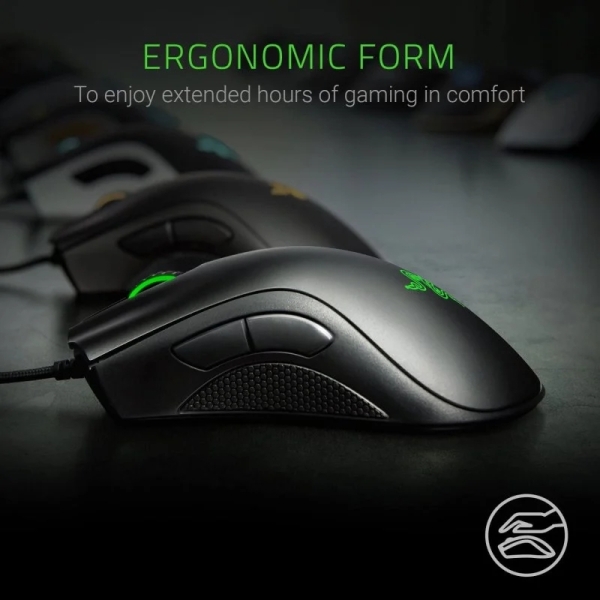 Souris de jeu Razer DeathAdder Essential - Capteur optique 6400 dpi - 5 boutons programmables - Noir