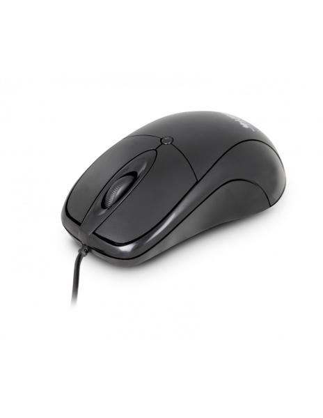 Souris filaire USB Urban Factory - 800 dpi - Ambidextre - Noire