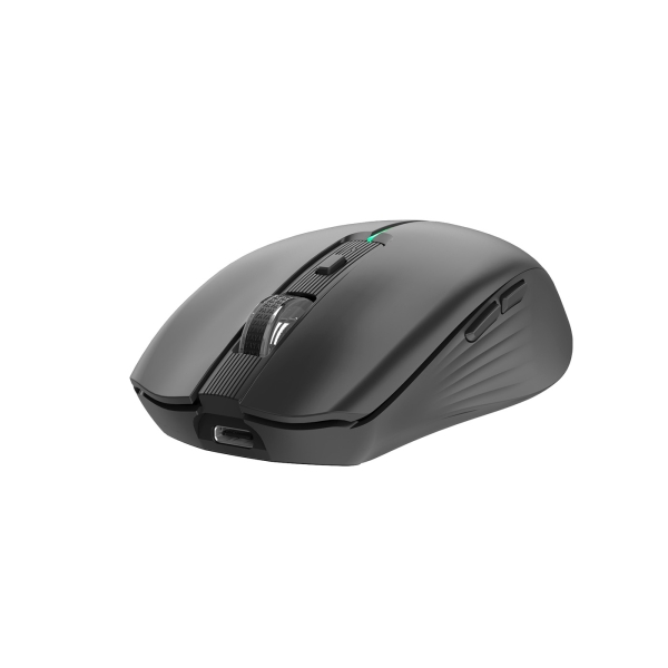 Souris gaming sans fil Coolbox W01 1600 dpi - 6 boutons - Éclairage RGB - Noir