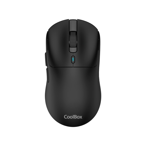 Souris gaming sans fil Coolbox W03 10 000 dpi - 7 boutons - Capteur Pixart 3325 - Noir