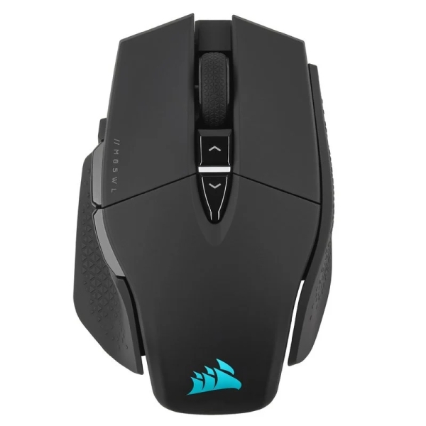 Souris gaming USB sans fil Corsair M65 RGB Ultra 26 000 DPI - 8 boutons - Switchs optiques - Jusqu'à 120 heures d'autonomie - Noir