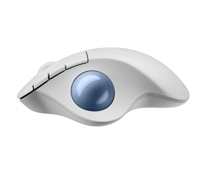 Souris sans fil Logitech Ergo M575S avec trackball - 2000 ppp - 5 boutons - Droitier - Blanc cassé