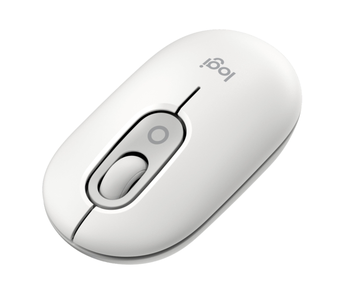 Souris sans fil Logitech POP 1000 dpi - 4 boutons - Multi-appareils - Blanc cassé