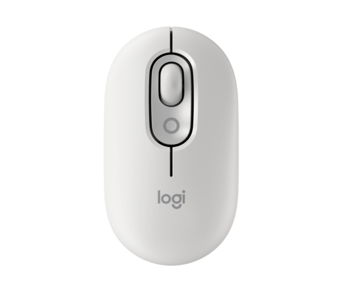 Souris sans fil Logitech POP 1000 dpi - 4 boutons - Multi-appareils - Blanc cassé