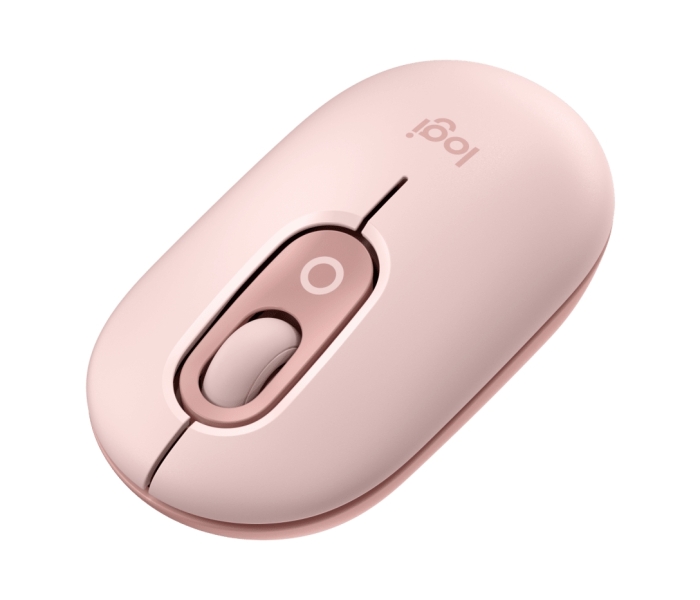 Souris sans fil Logitech POP 1000 dpi - 4 boutons - Multi-appareils - Rose