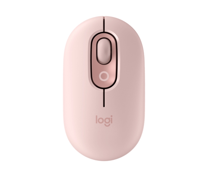 Souris sans fil Logitech POP 1000 dpi - 4 boutons - Multi-appareils - Rose