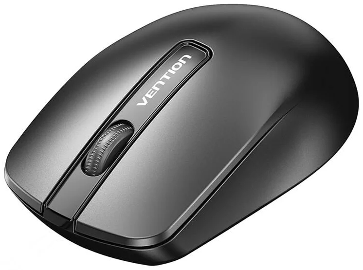 Souris sans fil Vention KTBB0 USB 2,4 GHz 1200 dpi - 3 boutons - Utilisation ambidextre - Noir
