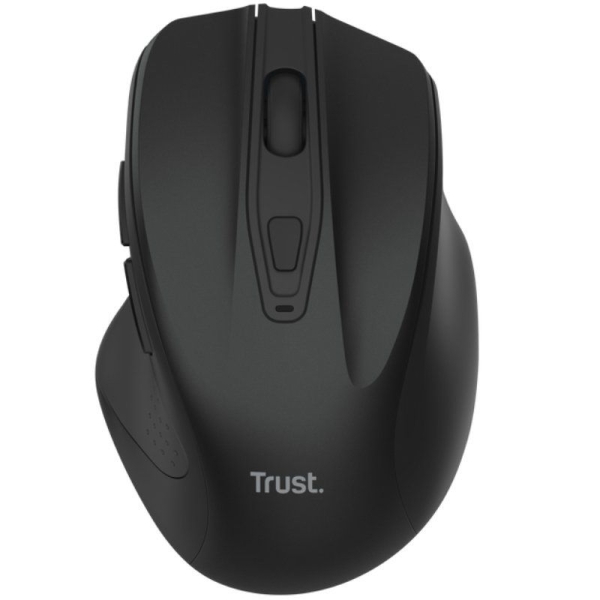 Souris USB sans fil Trust Nito 2,4 GHz 800-2200 DPI - 5 boutons - Silencieuse - Couleur Noir