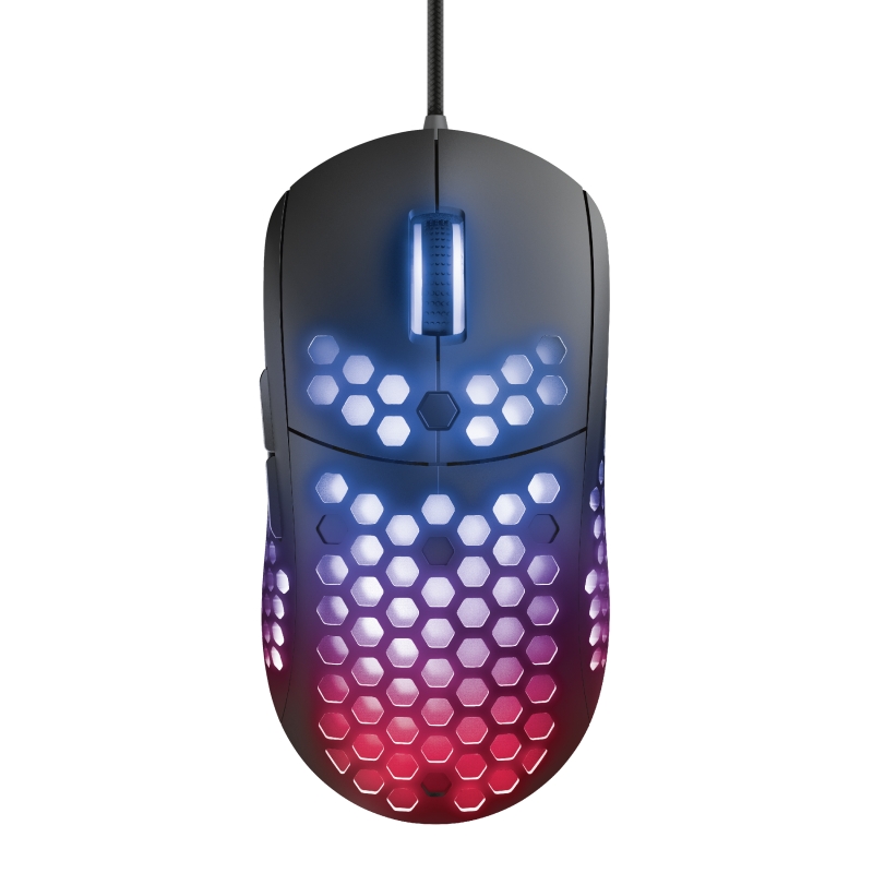 Souris USB Trust Gaming GXT 960 Graphin 10000dpi - 5 Boutons - Eclairage RGB - Câble 1.80m - Droitier - Couleur Noir