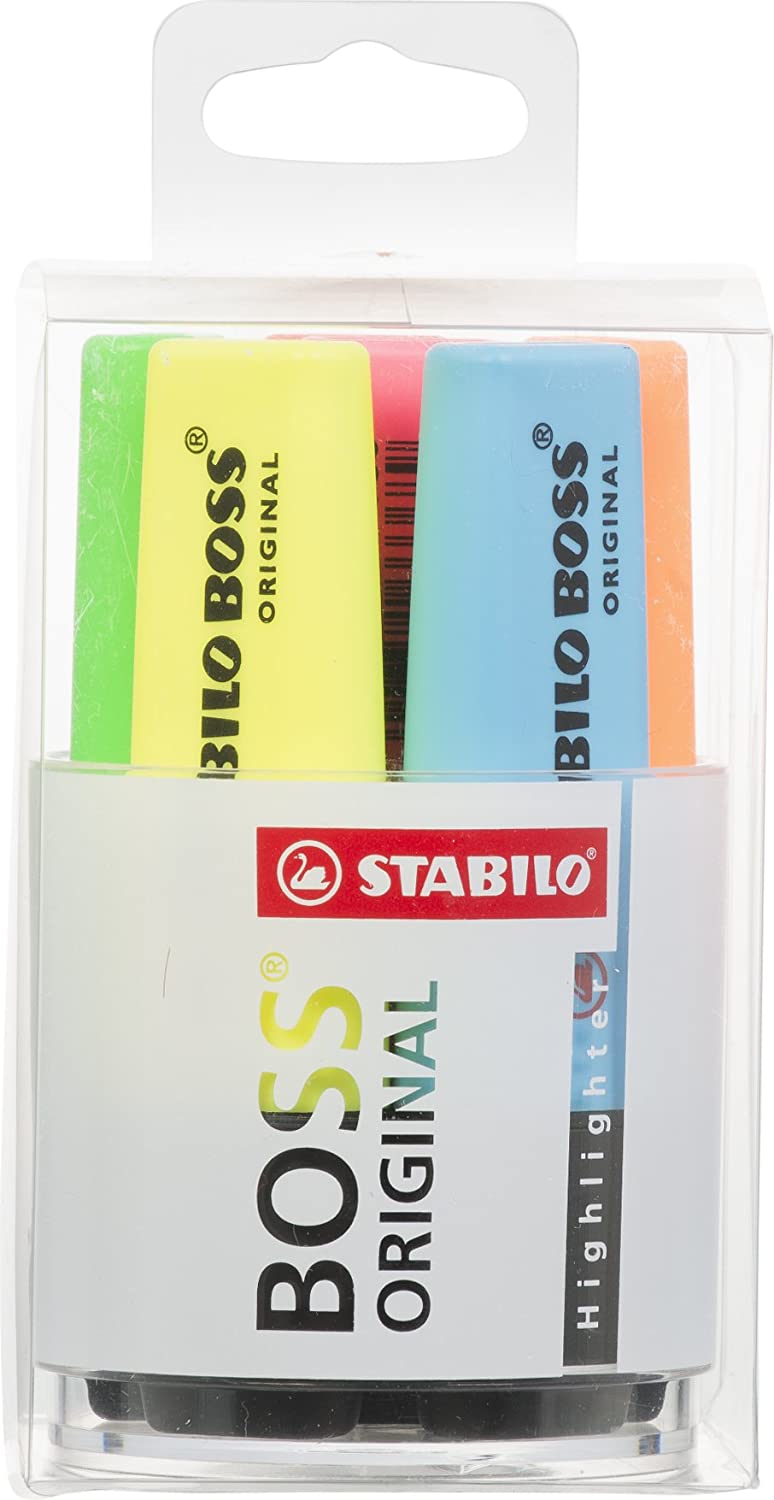 Stabilo Boss 70 Pack de 6 Marqueurs Fluo