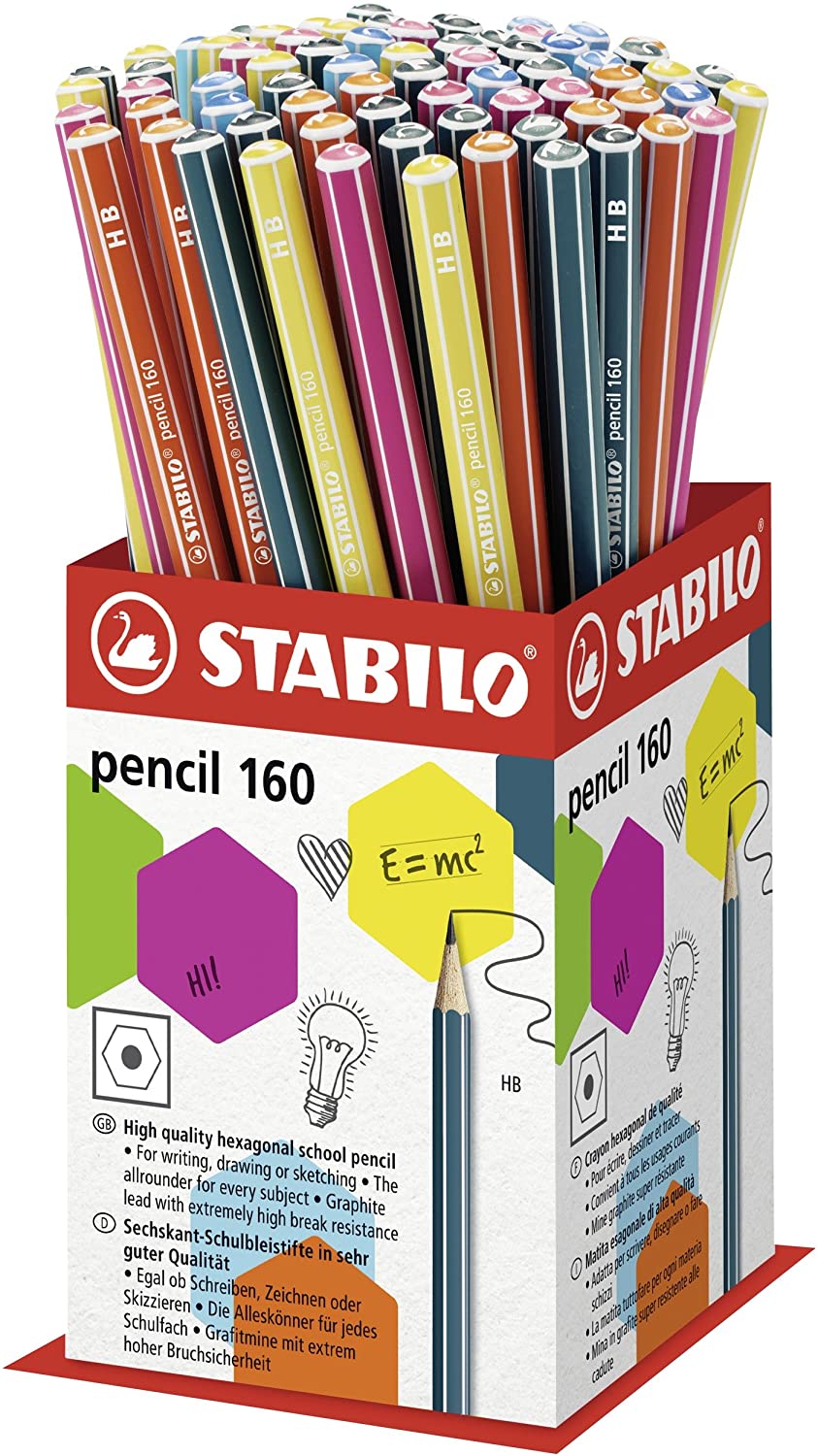 Pencil 160 Présentoir 72 Crayons HB