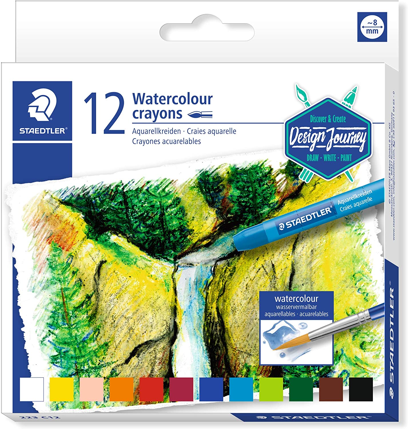  Staedtler 223 Crayons Aquarelle