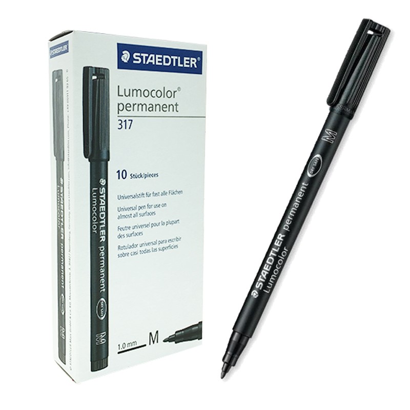 LOT de 10 Staedtler Lumocolor Permanent