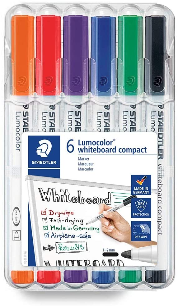 	LOT de 6 Marqueur tableau blanc Staedtler