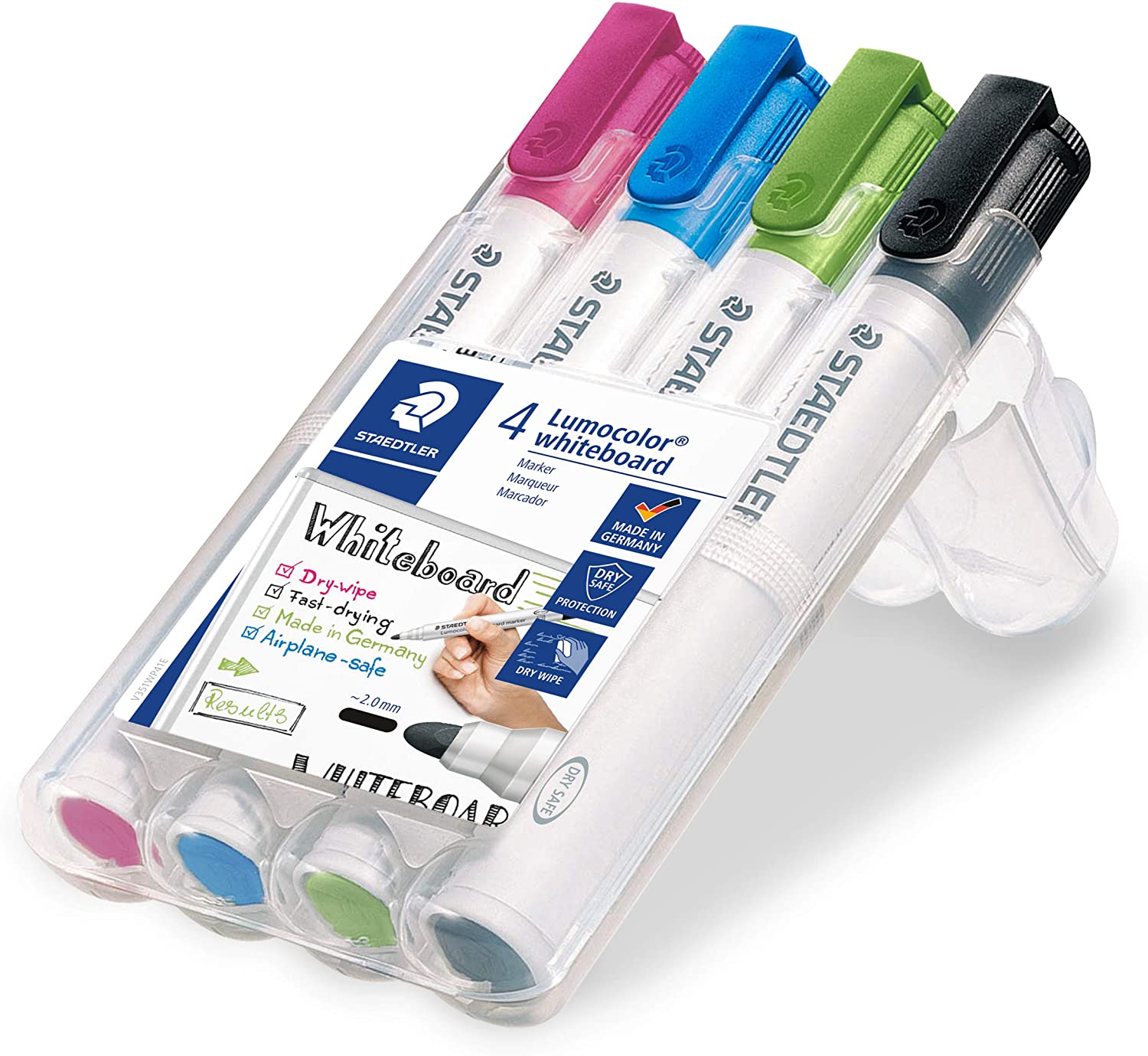 LOT de 4 Marqueur tableau blanc Staedtler