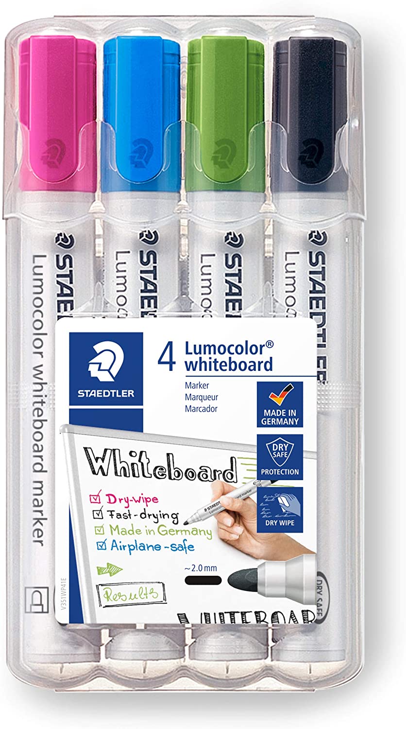 LOT de 4 Marqueur tableau blanc Staedtler