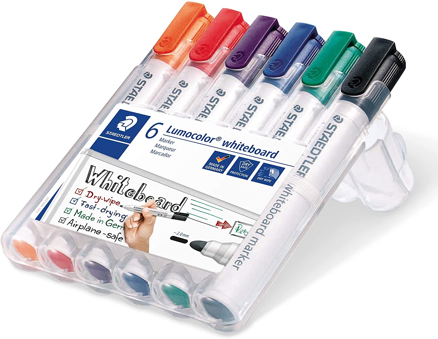 LOT de 6 Marqueur tableau blanc Staedtler