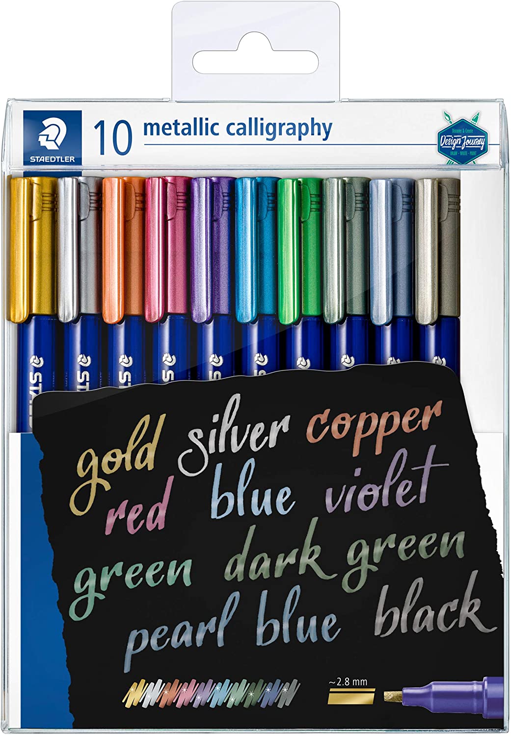 Staedtler Lot de 10 stylos de calligraphie