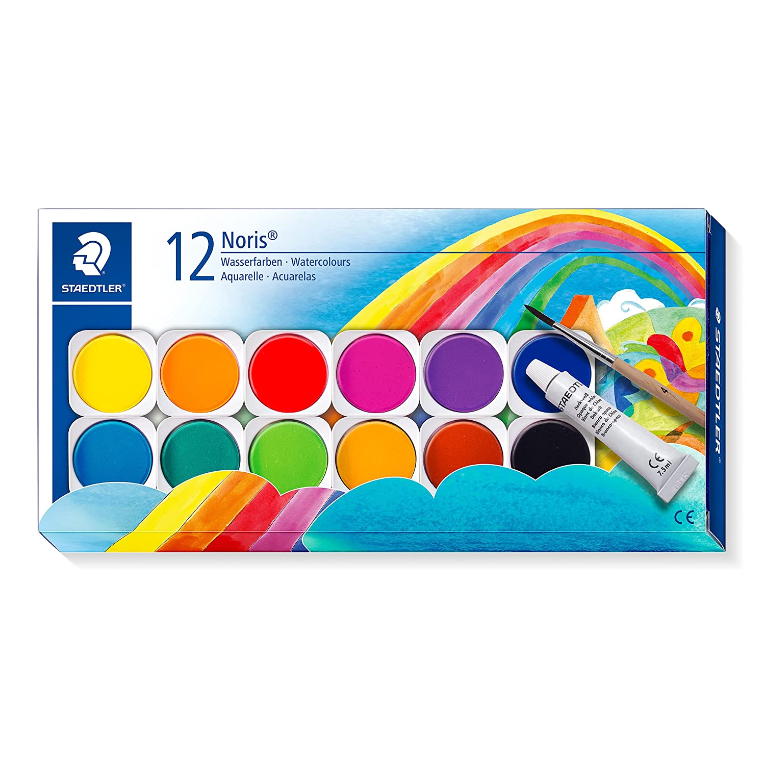 Staedtler Noris 888, 12 Pastilles Aquarelle