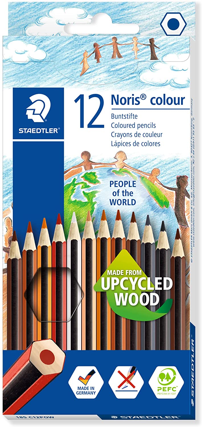 Staedtler Noris Color 185 Lot 12 Crayons Durables