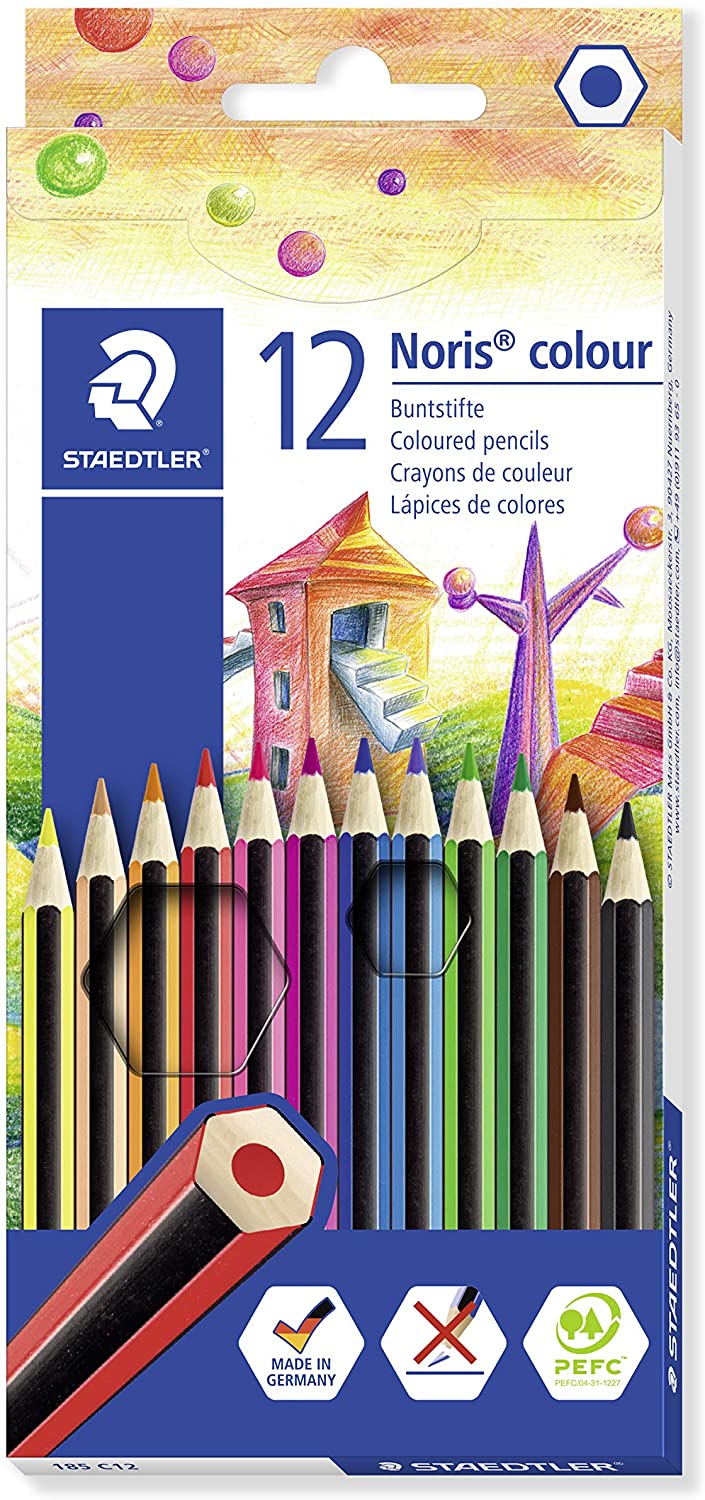 Staedtler Noris Color 185 Lot 12 Crayons