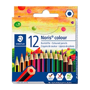 Staedtler Noris Color 185 Lot 12 Crayons