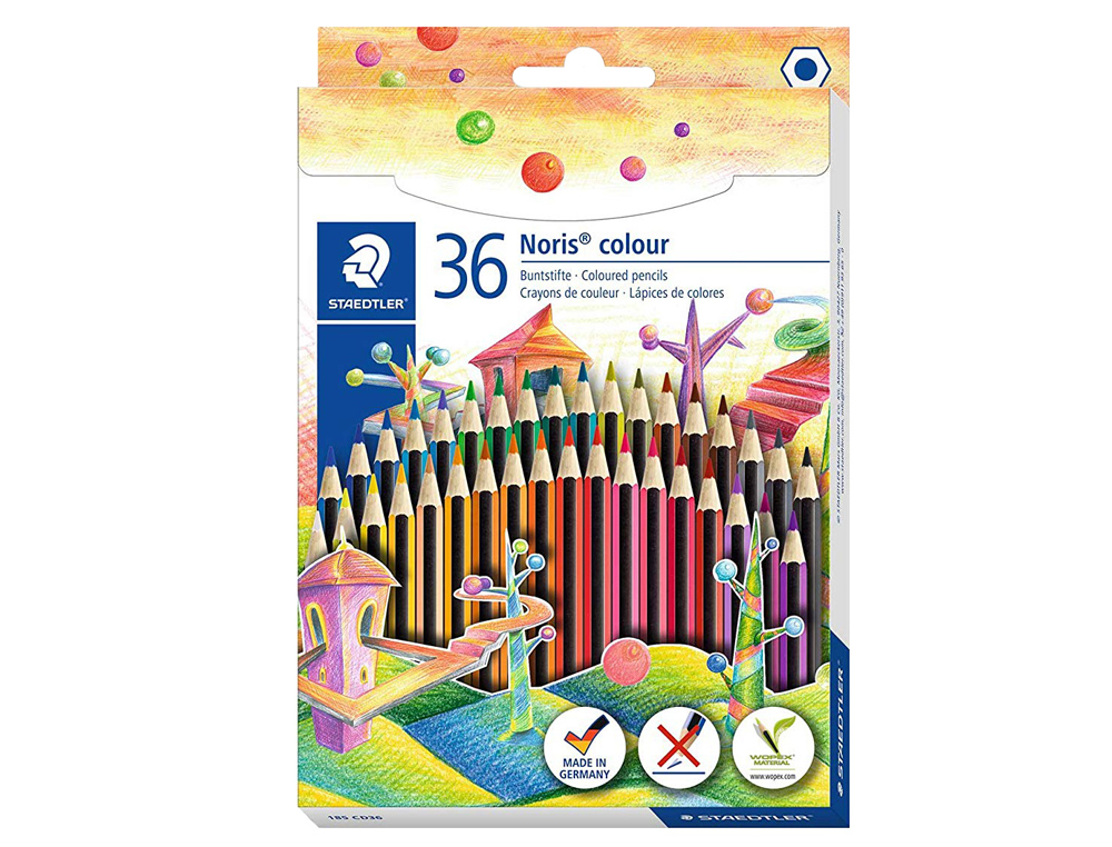 Staedtler Noris Color 185 Lot 36 Crayons