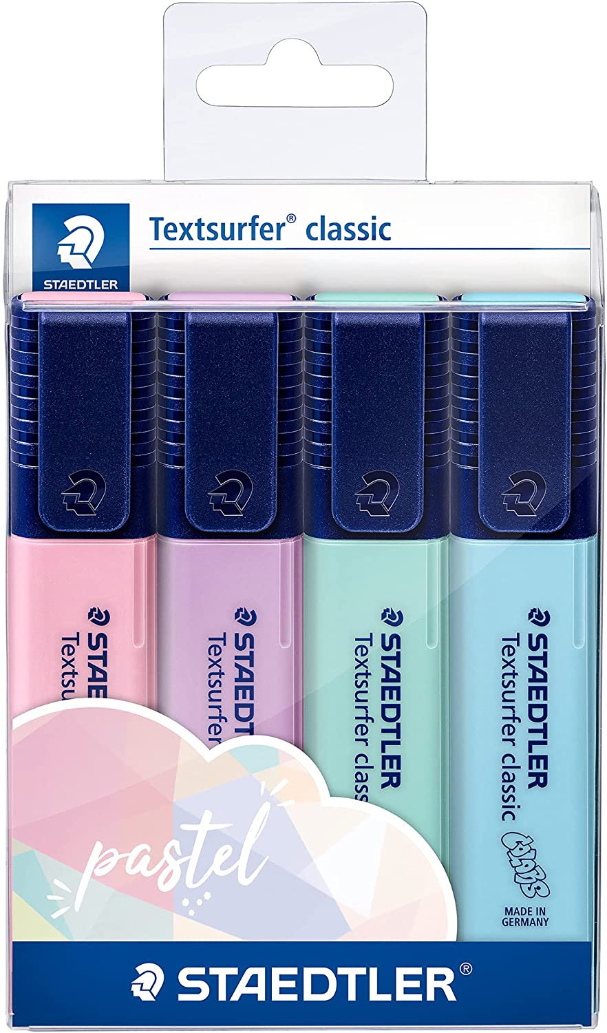 LOT de 4 marqueurs fluo Staedtler Textsurfer