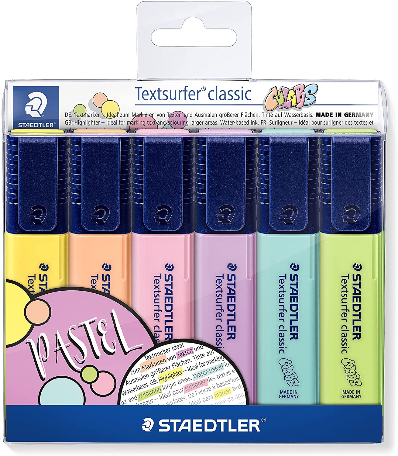 LOT de 6 marqueurs fluo Staedtler Textsurfer