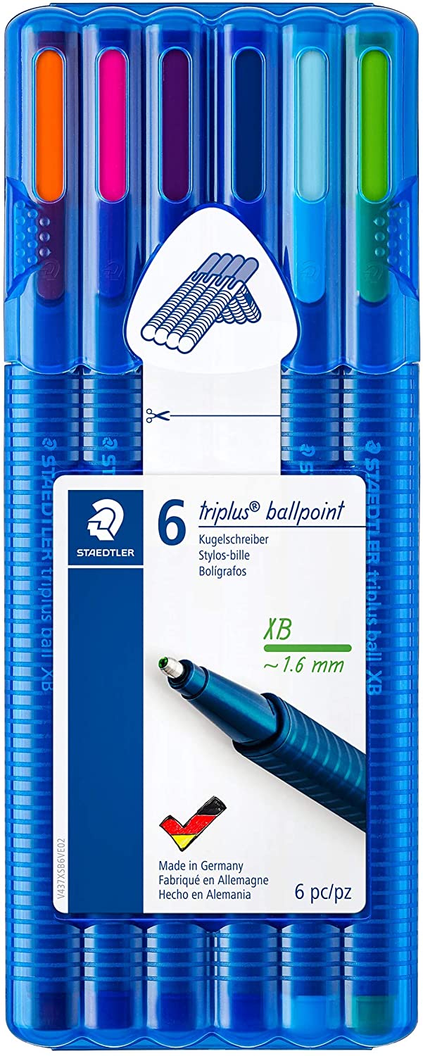 Staedtler Ball 437 Lot de 6 stylos à bille