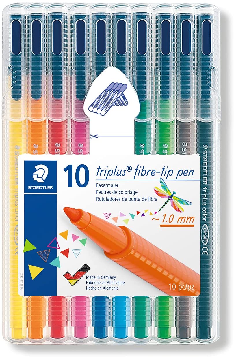 Staedtler TriplusColor323 Lot de 10 marqueurs