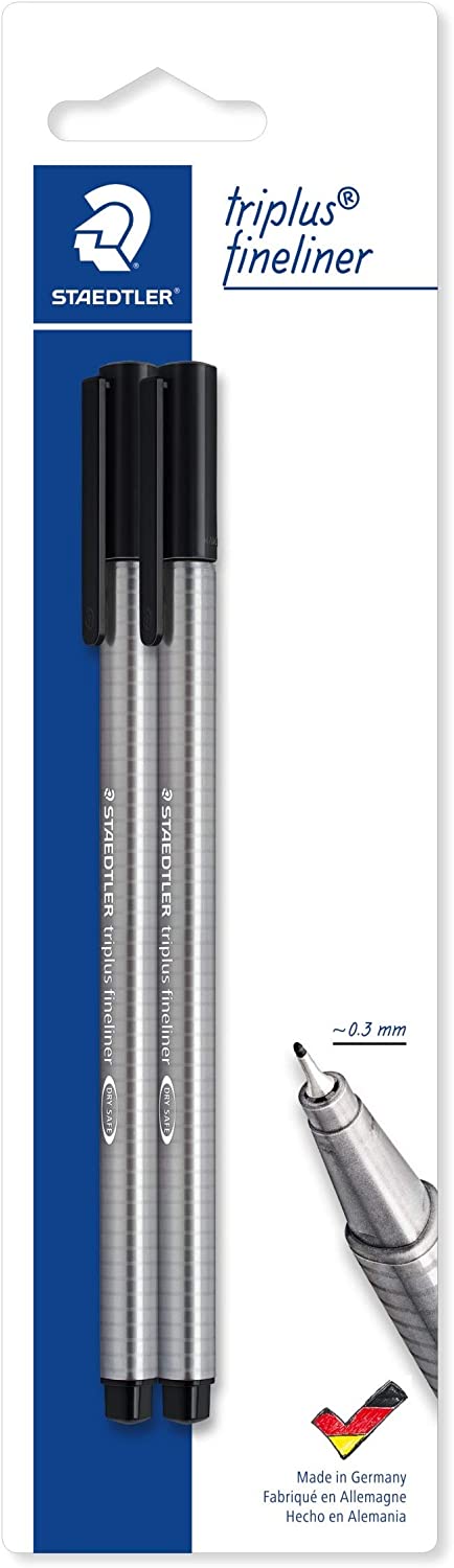 Staedtler Triplus 334 Lot de 2 stylos