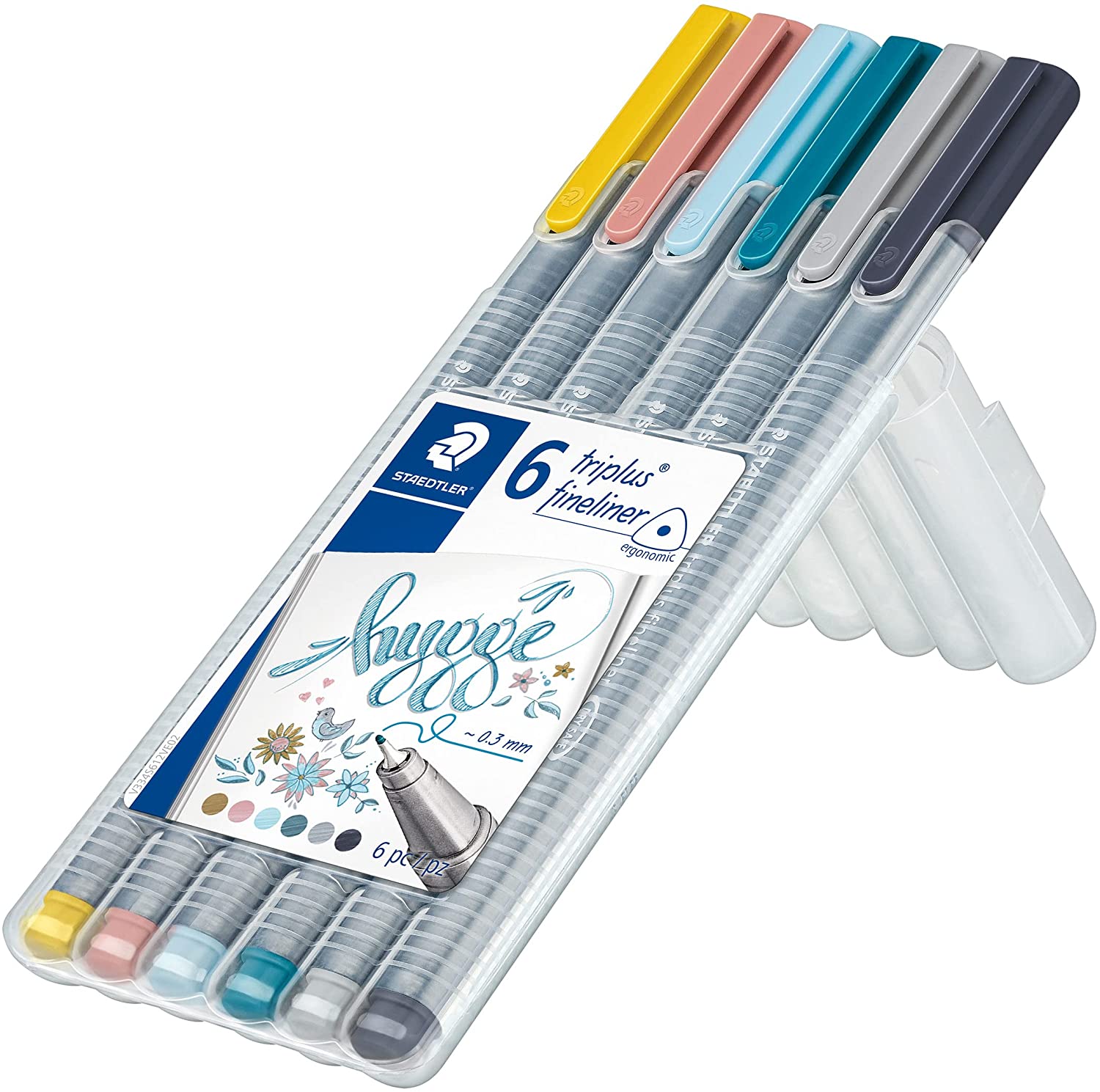 Staedtler Lot de 6 stylos Fineliner
