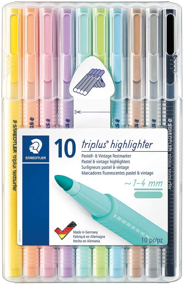 LOT 10 marqueur Staedtler Triplus Textsurfer