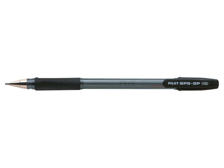 Stylo Bille Pilot BPS-GP - Rechargeable - Pointe Extra Large 1.60mm - Course 0.33mm - Couleur Noir
