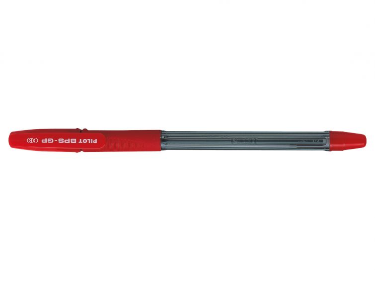 Stylo Bille Pilot BPS-GP - Rechargeable - Pointe Extra Large 1.60mm - Course 0.33mm - Couleur Rouge