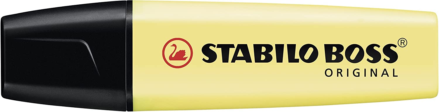 LOT de 10 Stabilo Boss 70 Jaune Crémeux