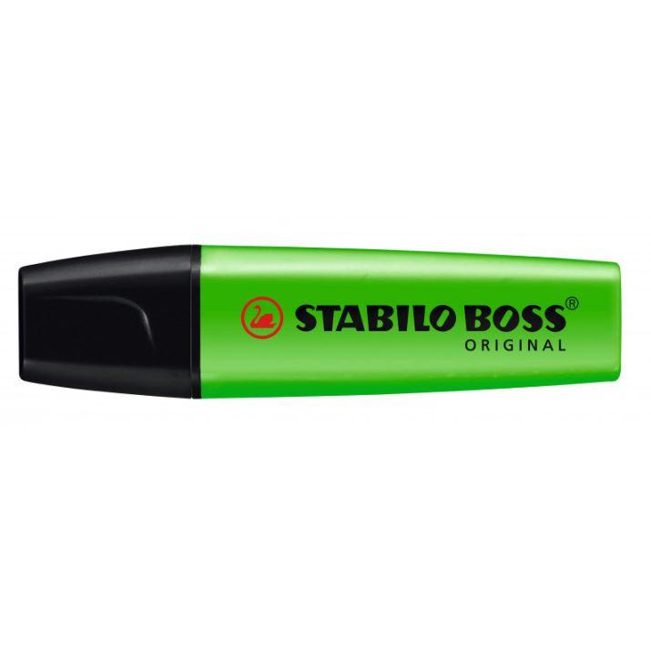 LOT de 10 Stabilo Boss 70 Vert Fluo
