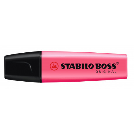 LOT de 10 Stabilo Boss 70 Rose Fluo