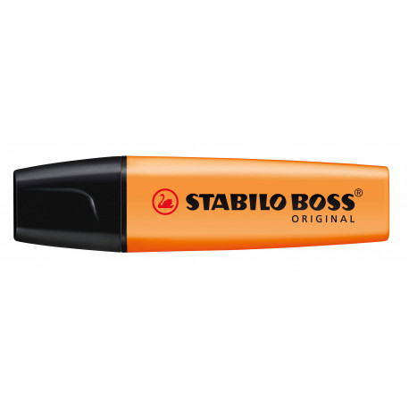 LOT de 10 Stabilo Boss 70 Orange Fluo