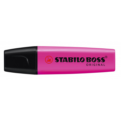✓ LOT de 10 Stabilo Boss 70 Magenta Fluo couleur en stock - 123CONSOMMABLES