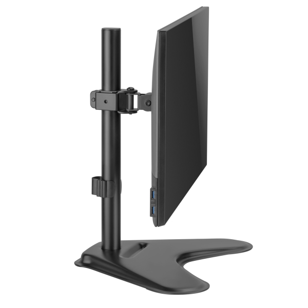 Support de bureau Ewent pour 1 écran jusqu'à 34" - VESA Max 100x100 - jusqu'à 8 kg - Noir